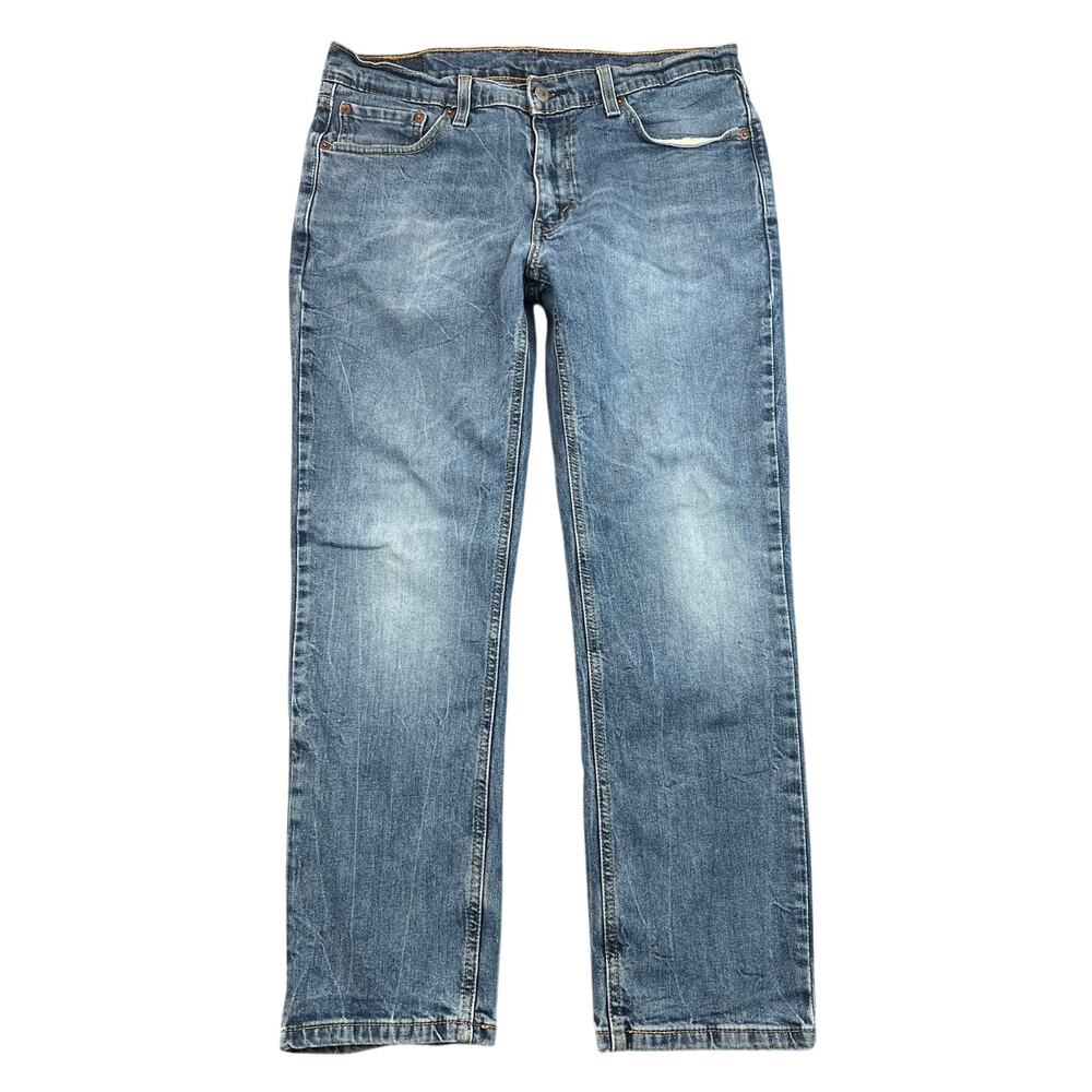 Levi’s 541 Athletic Taper Jeans Medium Wash Stretch Denim W33 L27 Short Inseam